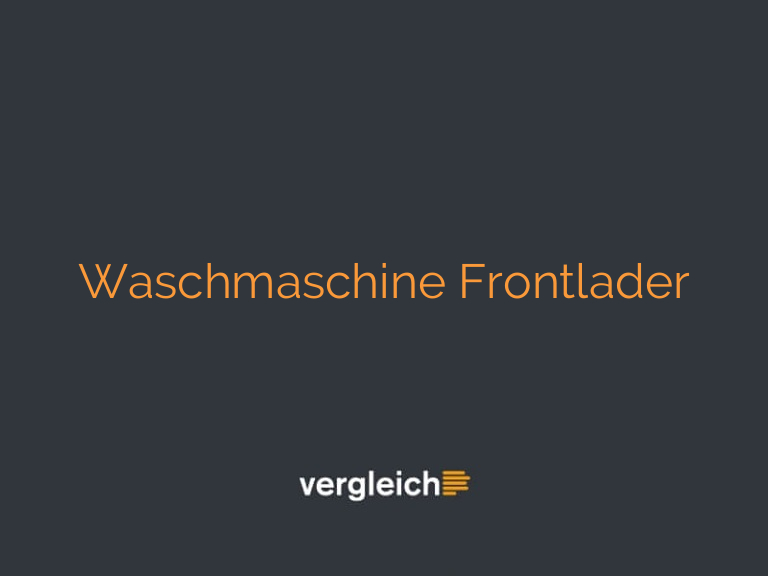 Waschmaschine Frontlader