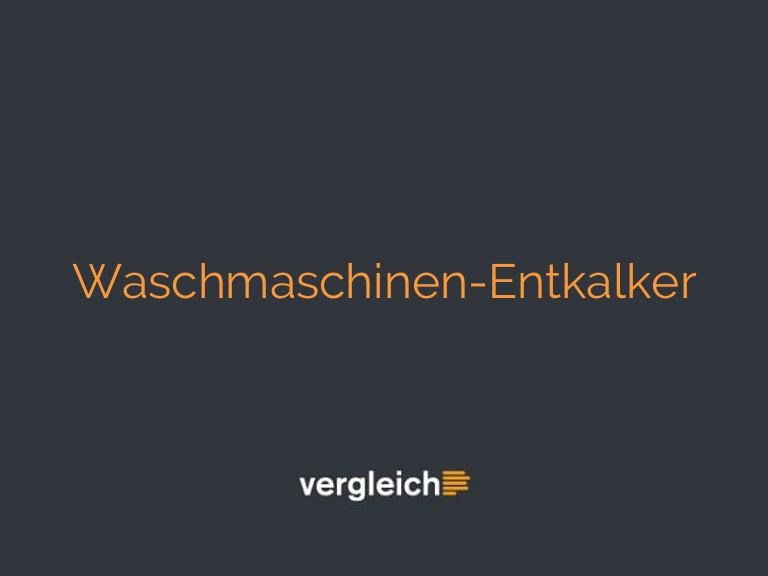 Waschmaschinen-Entkalker