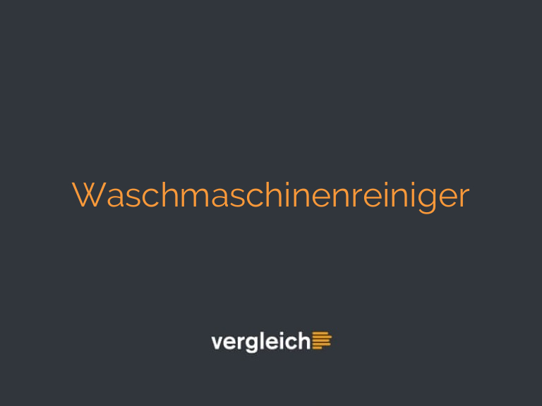 Waschmaschinenreiniger