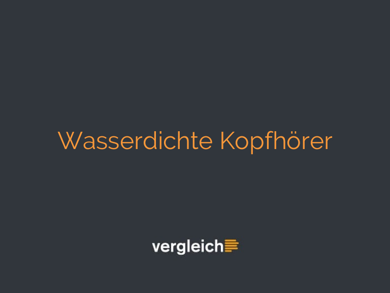 Wasserdichte Kopfhörer
