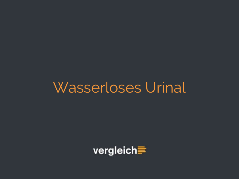 Wasserloses Urinal