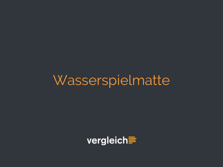 Wasserspielmatte
