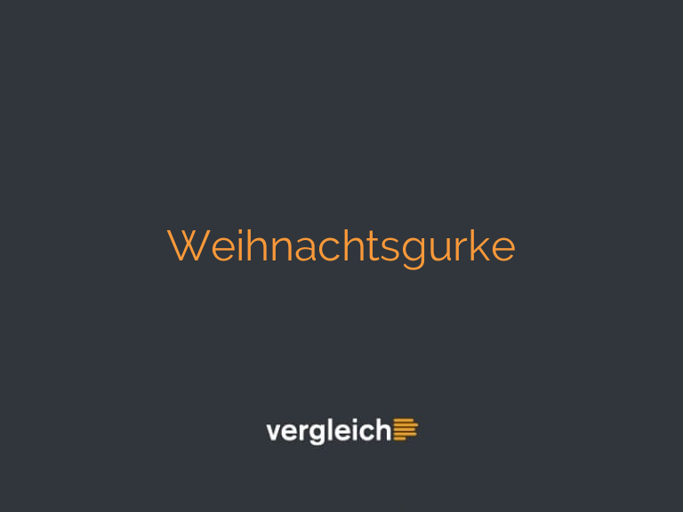 Weihnachtsgurke