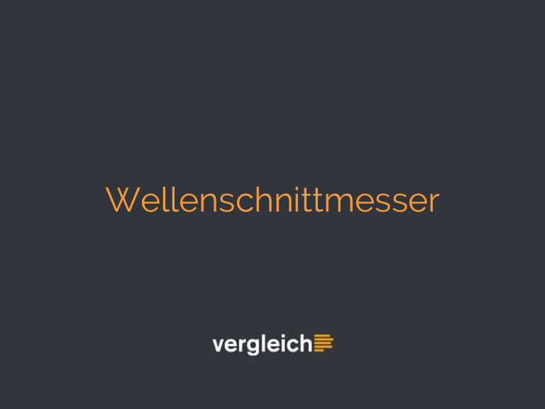 Wellenschnittmesser