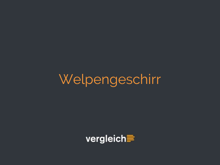 Welpengeschirr