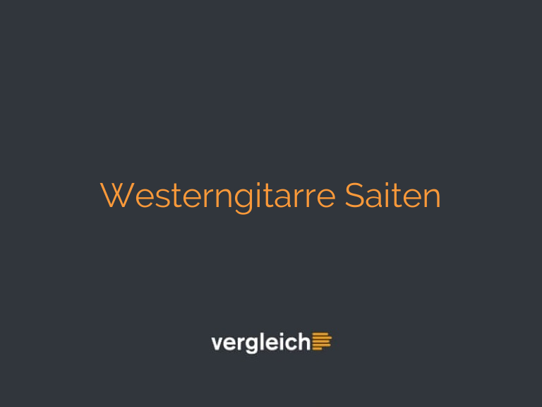 Westerngitarre Saiten