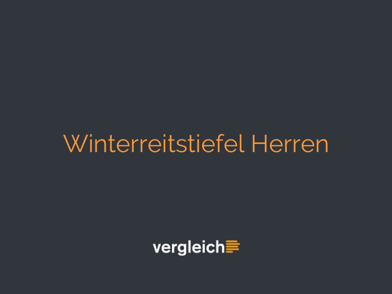 Winterreitstiefel Herren