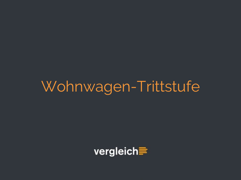 Wohnwagen-Trittstufe