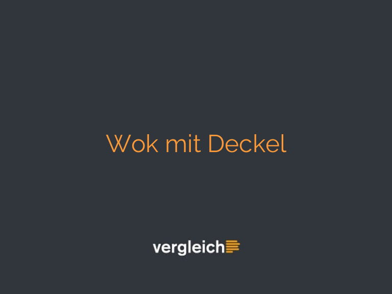 Wok mit Deckel