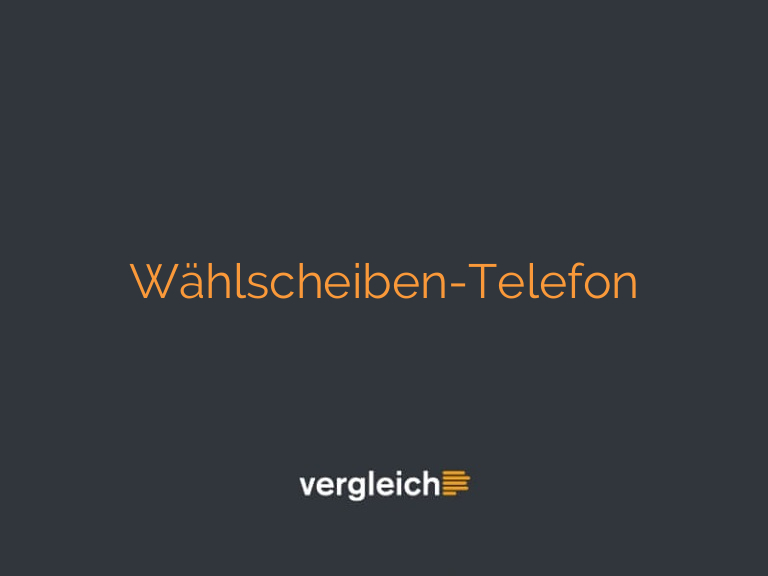 Wählscheiben-Telefon