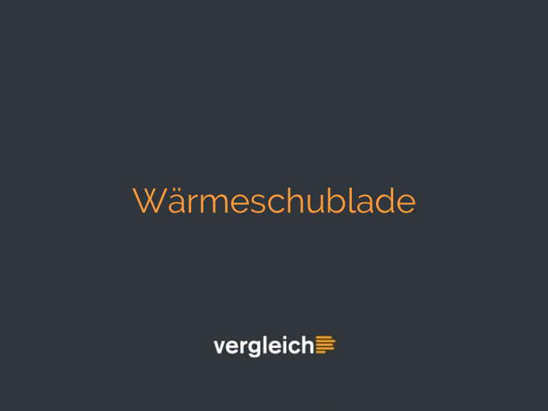 Wärmeschublade