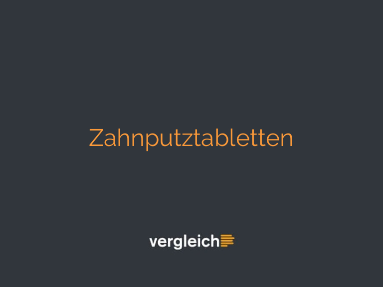 Zahnputztabletten