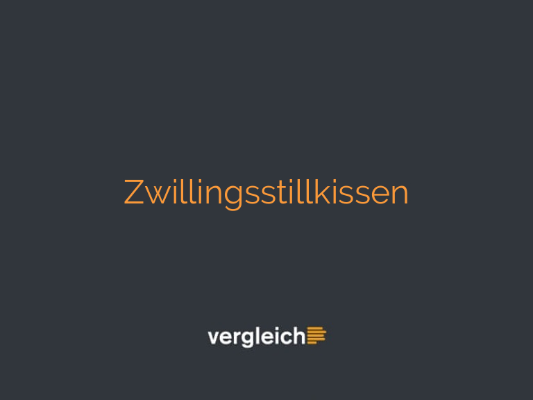Zwillingsstillkissen